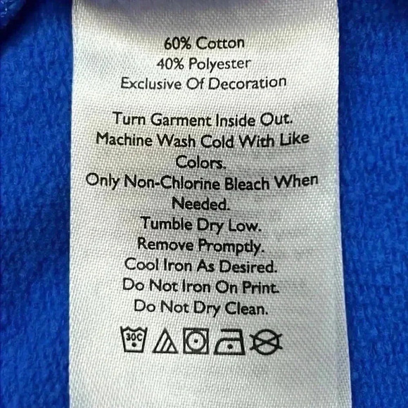 Eddie Bauer Men’s Hoodie Sweatshirt Size XL Blue Front Full Zip Closure - Picture 7 of 9